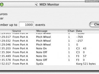 MIDI Monitor