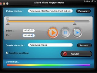 Xilisoft iPhone ringtone maker