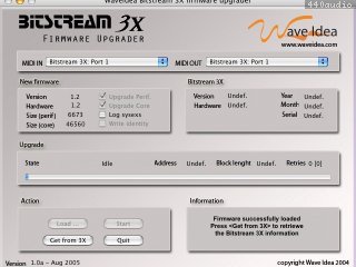Bitstream 3X firmware upgrader
