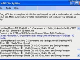 MIDI File Splitter