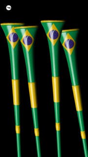 Vuvuzela Man - world's most powerful and personal vuvuzela