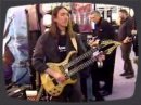 Unknown Artist playing a double-righthanded E-Guitar.

Very nice melody, I love it ;o)