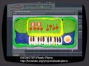 Plastic Piano de Knobster est un piano jouet / lectirque virtuel gratuit pour Windows.