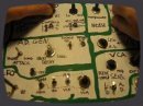 First sounds from my D.I.Y MFOS WP-20.. Build from junkbox parts, so all potentiometers are wrong values and logarithmic insted of linear.. Quite the task to control it! Still in testing/modding state so for the time being the panel is cardboard..