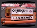 New Orange Amplifiers, featuring the Tiny Terror hand wired edition, the Dual Terror and the Terror Bass, at winter NAMM 2009.