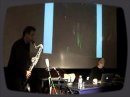 Diemo Schwarz (CataRT live corpus-based concatenative synthesis) + Etienne Brunet (bass clarinet) seminar and concert at Ircam, Paris 30.4.2008