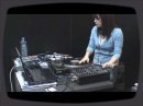 DJ Shortee gave an impromptu exhibition of her scratching skills prior to her Drum & Bass production demo at MusikMesse