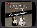 PGS presents the Black Strat White Falcon Sweepstakes, an opportunity for you to team up and win two classy guitars.