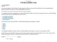 CD-Recordable FAQ (by Andy McFadden)