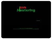 DVR Mastering