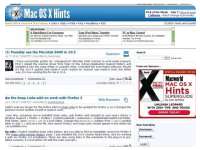 Mac OS X Hints