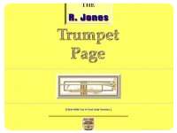 The R. Jones Trumpet Page