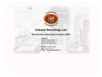 Calcante Recordings,ltd