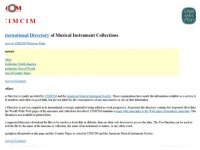 International Directory of Musical Instrument Collections