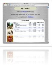 Music Software : Display iTunes Songs on Your Website: ITunes Catalog 1.6 - macmusic