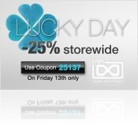 Event : UVI Lucky Day deal : 25% off storewide - macmusic